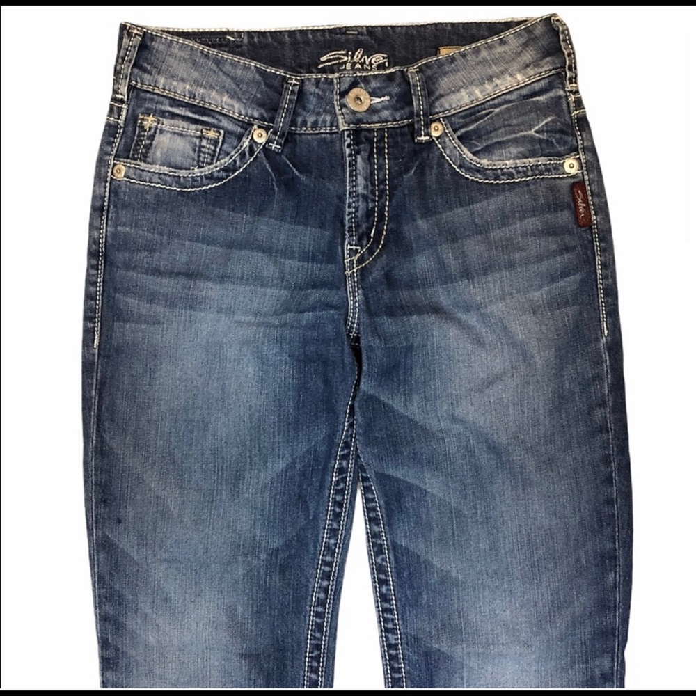 SILVER JEANS Blue Suki Bootcut Denim Jeans 28x32